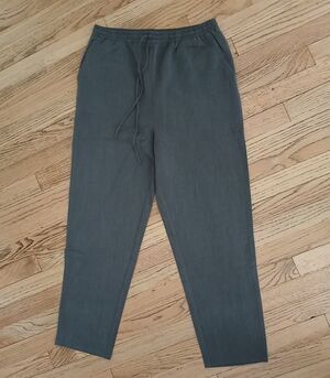 Doe & Rae Woman's Medium Casual Dress Pants Pockets Trousers Elastic Waist